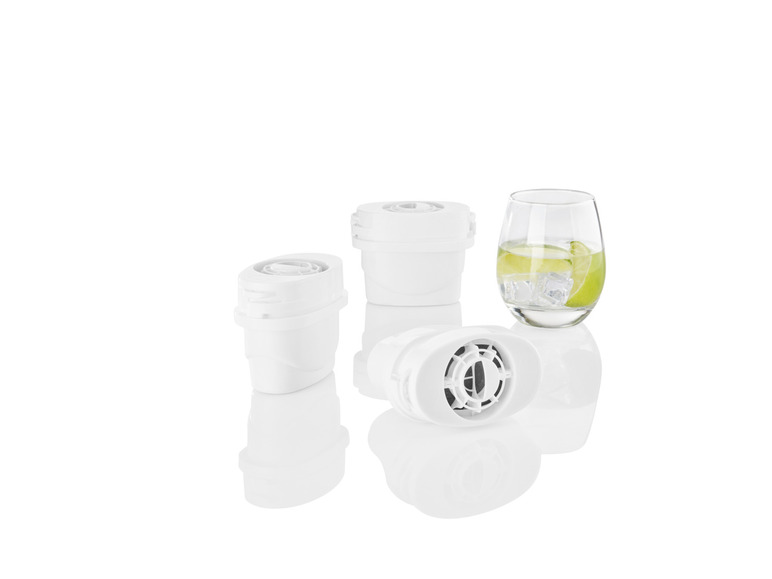 LIVARNO home Wasserfilter-Kartuschen, 3 Stück inkl. Adapter für Brita-Wasserkaraffen Fabrikpreis