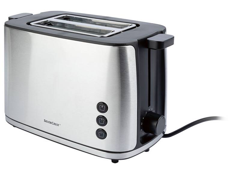 SILVERCREST® KITCHEN TOOLS Toaster »STE 950 A1«, Edelstahl, mit Brötchenaufsatz