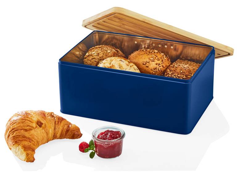 ERNESTO® Brotkasten, mit Bambusdeckel, 2in1 Black Friday