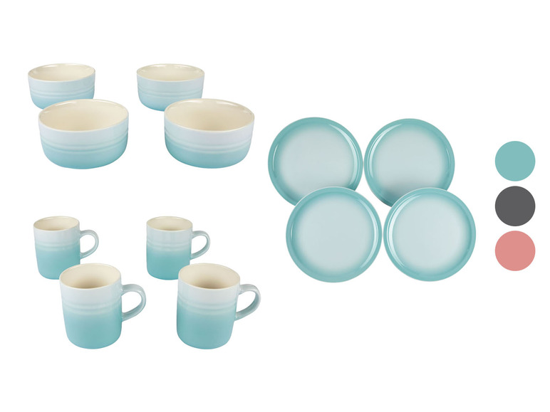 ERNESTO® Geschirr-Set, Teller / Schüssel / Tassen, 12-teilig, Porzellan Muttertagsangebot