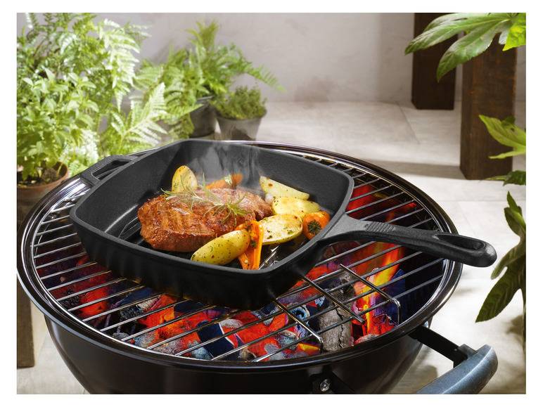 GRILLMEISTER Bratpfanne, aus Gusseisen Vatertagsangebot
