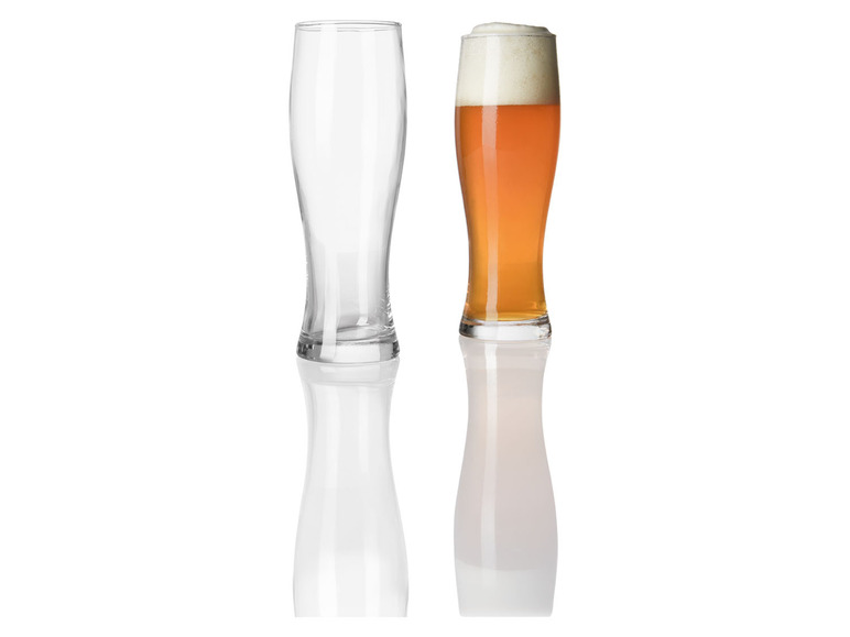 ERNESTO® Biergläsersets, 2 Stück, spülmaschienengeeignet Blitzangebot