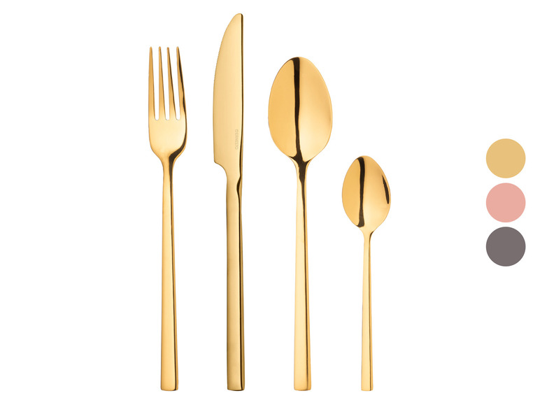 ERNESTO® Edelstahl-Besteck-Set, 16-teilig