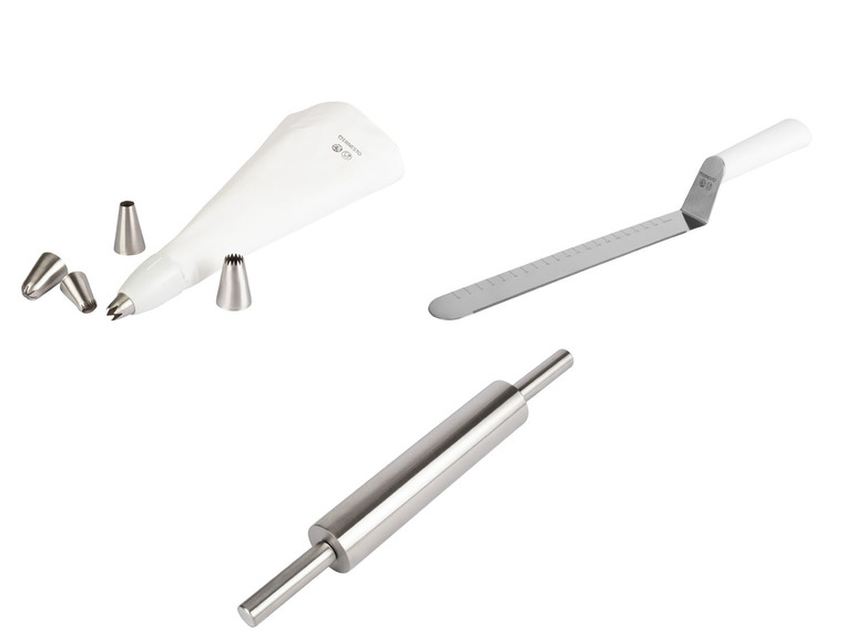ERNESTO® Spritzbeutel/ Glasurmesser / Teigroller