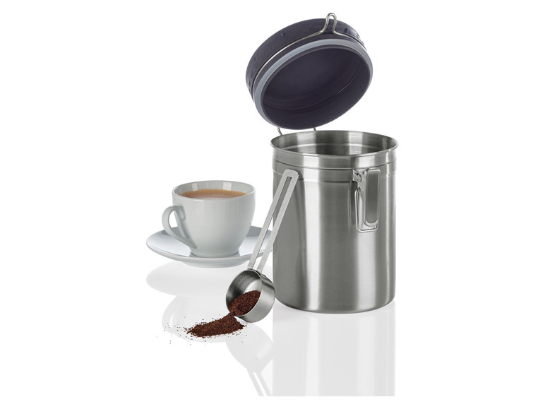 ERNESTO® Kaffee-Aromadose für Bohnen/ Pads, Edelstahl Kostenloser Versand