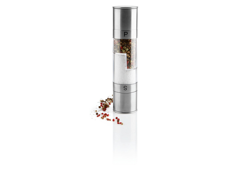 ERNESTO® Salz- und Pfeffermühle 2in1 / Chilimühle 2in1 Edelstahl Großer Ausverkauf