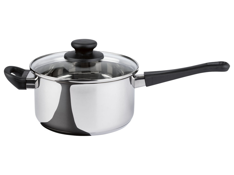 ERNESTO® Stielkasserolle 20 cm mit Frittierkorb, spülmaschinengeeignet