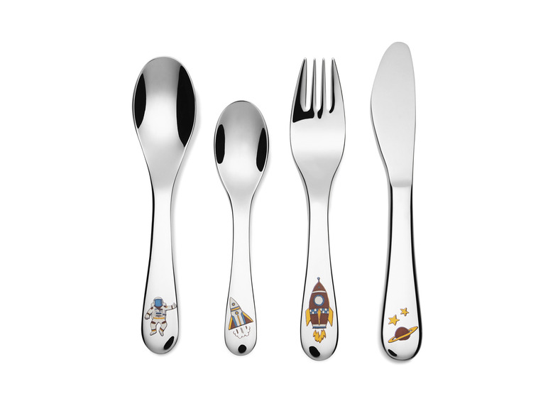 ERNESTO® Kinderbesteck-Set, 4-teilig, hochglanzpoliert Osterangebot