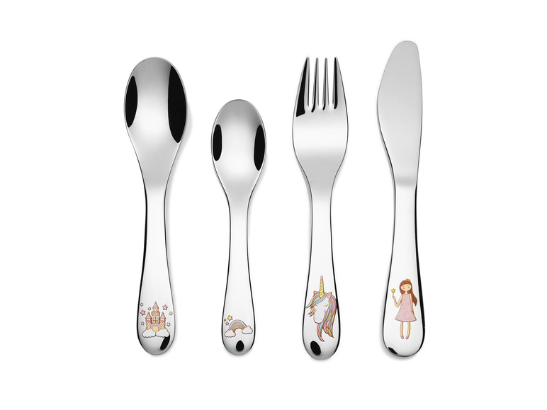 ERNESTO® Kinderbesteck-Set, 4-teilig, hochglanzpoliert Osterangebot