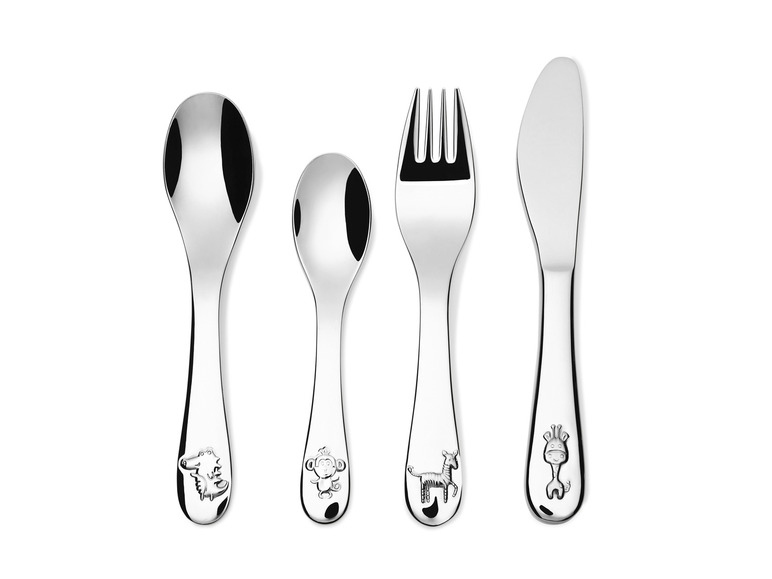 ERNESTO® Kinderbesteck-Set, 4-teilig, hochglanzpoliert Osterangebot
