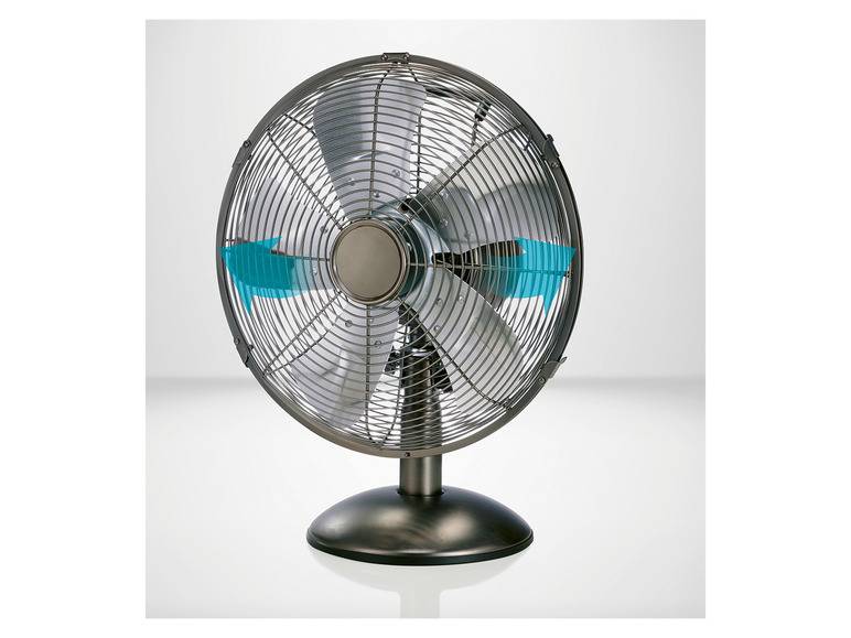 SILVERCREST® Tischventilator Metall 30cm »STVM 30 B2« Räumungsverkauf