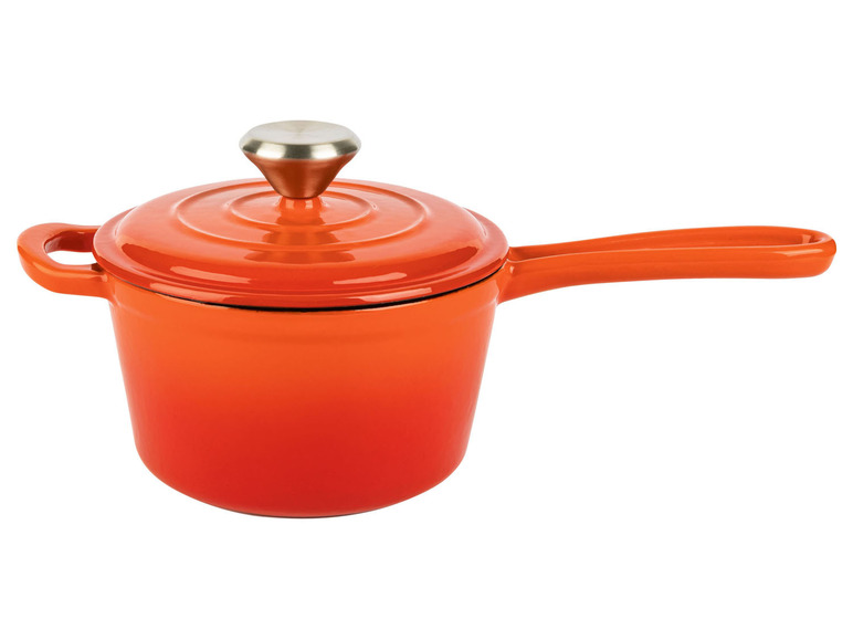 ERNESTO® Gusseisen-Stielkasserolle, Ø 16 cm Kostenlose Rückgabe