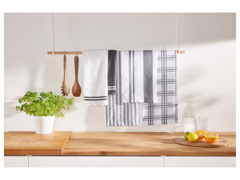 LIVARNO home Küchentuch-Set, 5 Stück Sonderangebot