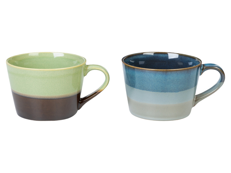LIVARNO home Kaffeetassen Set / Kaffeekanne, aus glasiertem Steingut Flash Sale