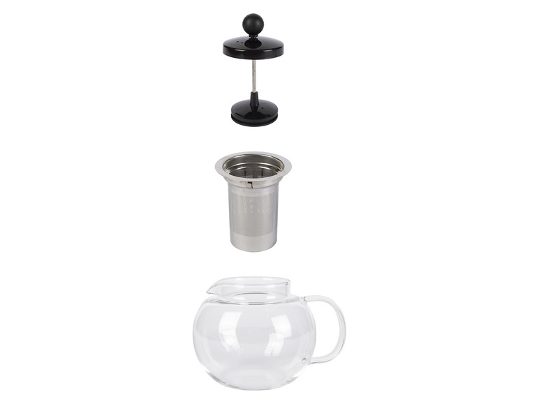 ERNESTO® Glas-Teekanne /-Kaffeebereiter, besonders leicht Cyber Monday