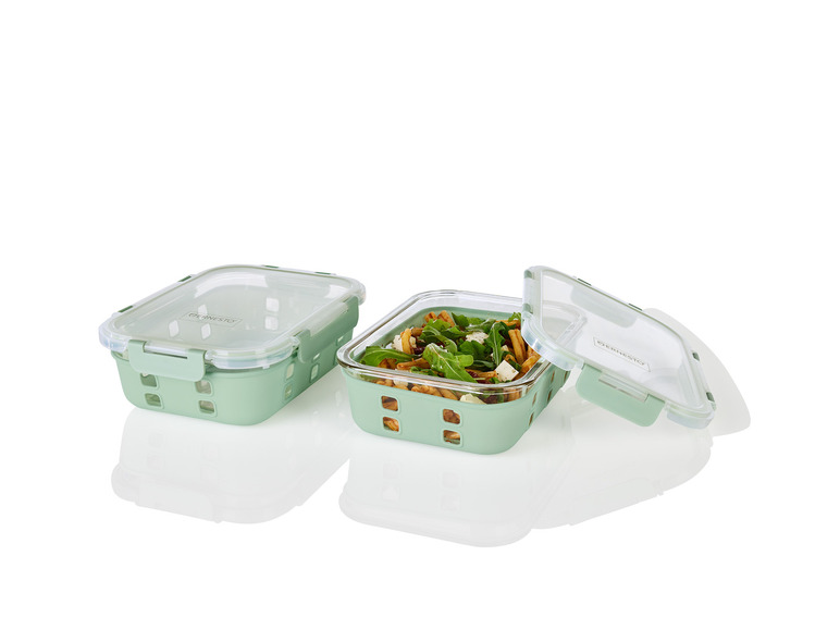 ERNESTO® Glas-Frischhaltedosen-Set, 2 Stück Weihnachtsangebot