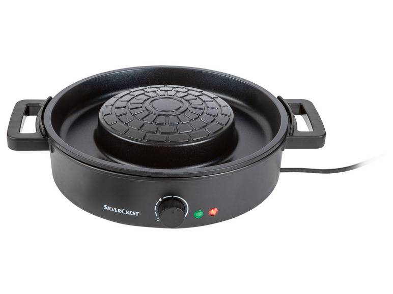 SILVERCREST® KITCHEN TOOLS Tischgrill mit Hot Pot STHP 1800 A1, 2-in-1 Räumungsverkauf