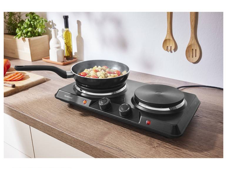 SILVERCREST® KITCHEN TOOLS Doppelkochplatte »SDK 2500 D1«, 2500 W VIP-Rabatte