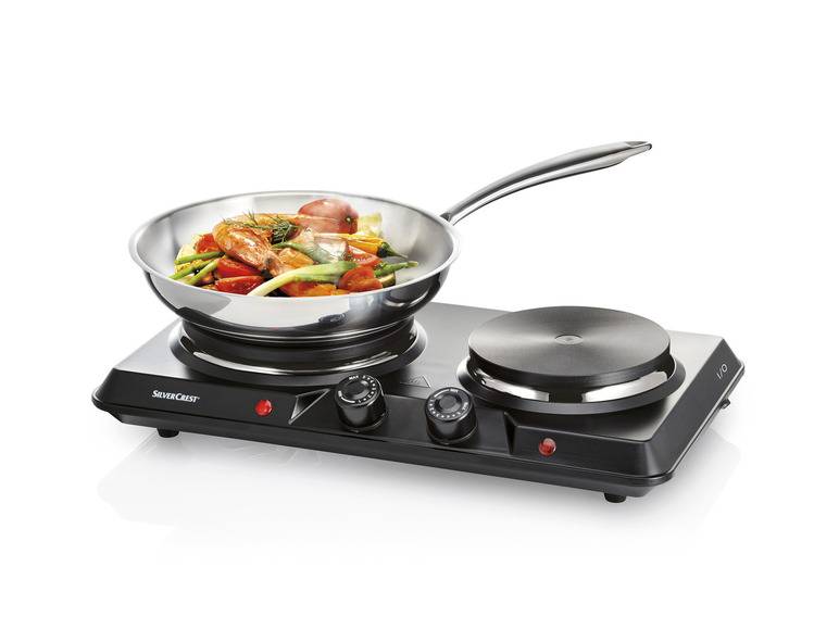 SILVERCREST® KITCHEN TOOLS Doppelkochplatte »SDK 2500 D1«, 2500 W VIP-Rabatte