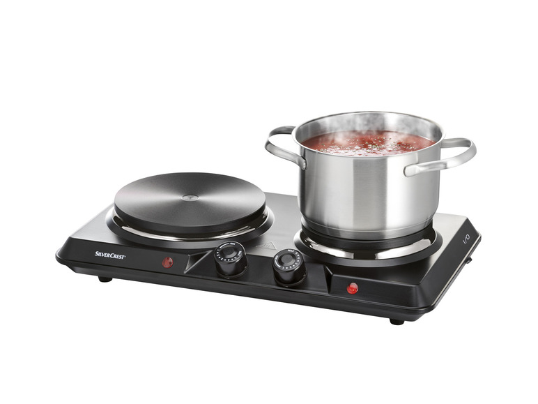 SILVERCREST® KITCHEN TOOLS Doppelkochplatte »SDK 2500 D1«, 2500 W VIP-Rabatte