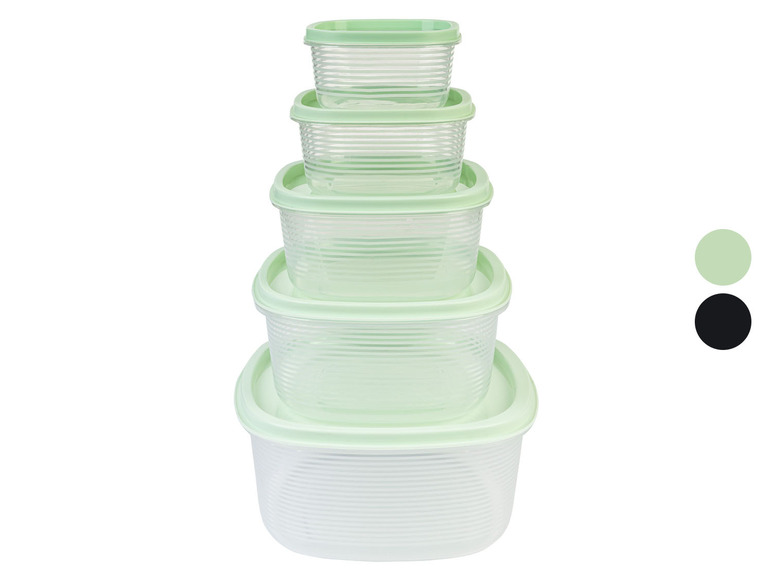 ERNESTO® Vorratsdosen-Set, 5-teilig, stapelbar