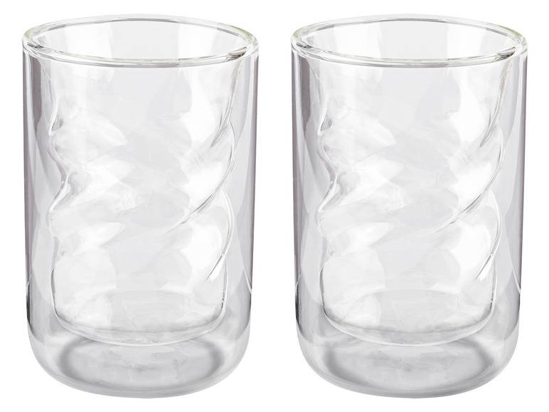 ERNESTO® Doppelwandige Gläser, 2 Stück, aus Borosilikatglas Bis zu 50% Rabatt