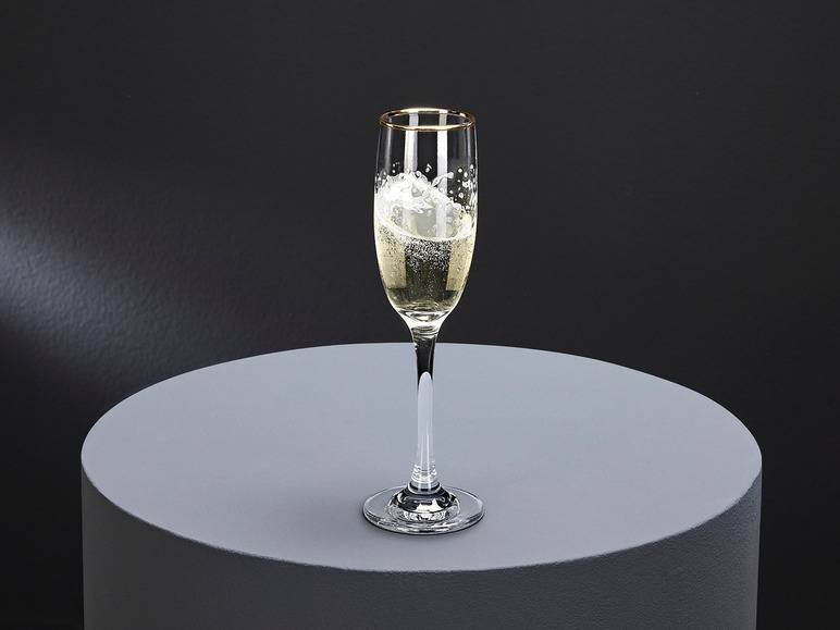 ERNESTO® Glas Set, 6-teilig, mit Goldrand Bis zu 55% Rabatt
