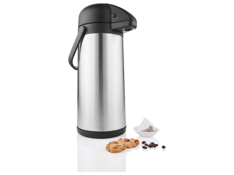 LIVARNO home Isolier-Pumpkanne, 2,8 l, aus Edelstahl Nur noch ein Tag übrig