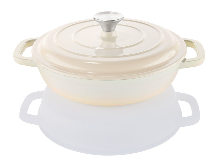 LIVARNO home Gusseisen-Servierpfanne, Ø 25 x H 6 cm 50% Rabatt mit kostenlosem Versand