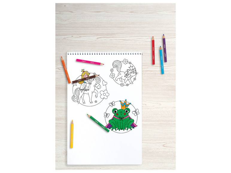 crelando® XXL-Poster \ Ausmalblock \ Sticker, inkl. 8 Mini-Buntstifte Kostenloser Versand international