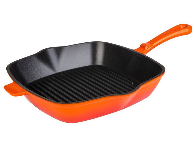 LIVARNO home Gusseisen-Grillpfanne, mit beidseitigem Ausgießer Fabrikpreis