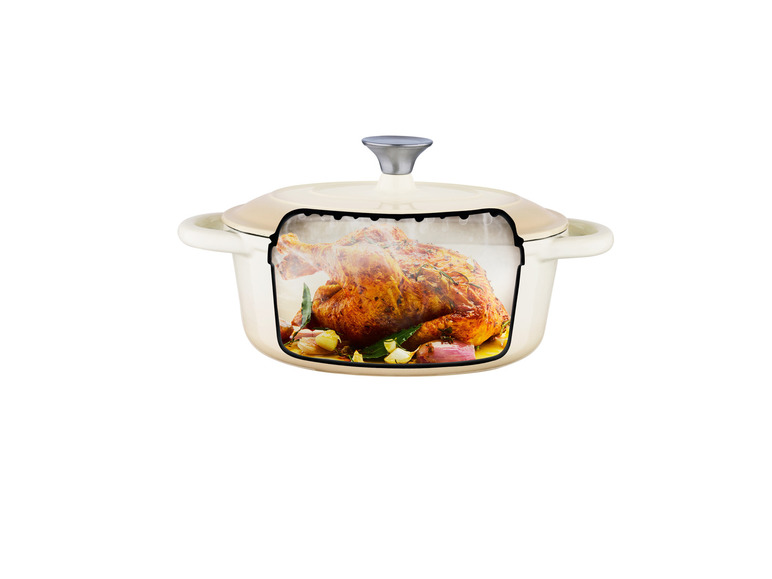 LIVARNO home Gusseisen-Bräter, mit Drop-System, 2,4 l Begrenztes Angebot