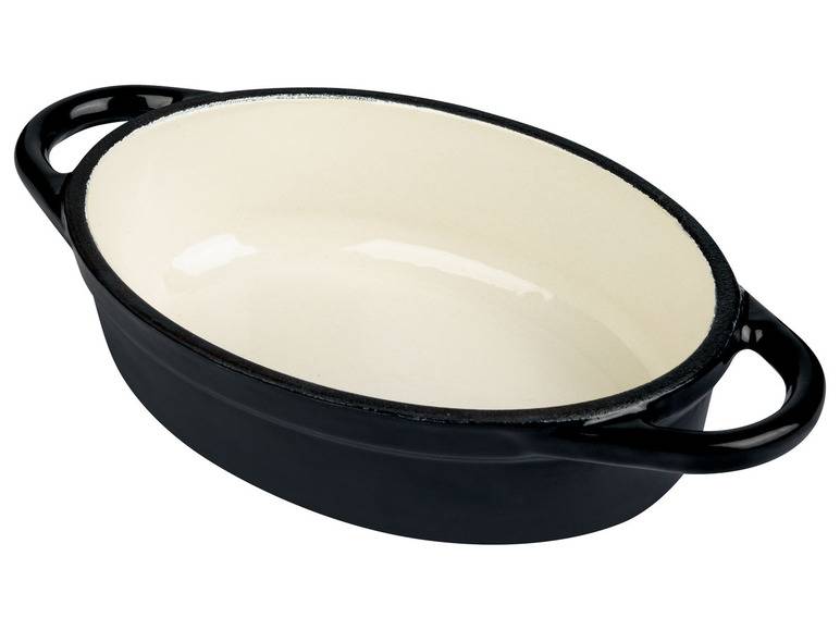 ERNESTO® Mini-Gusseisen-Auflaufformen, 14,5 x 10 cm, 2 Stück Osterangebot