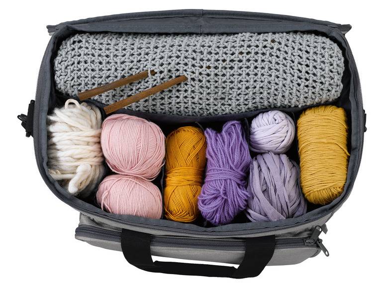 crelando® Nähmaschinen-Trolley / Strickzubehör-Tasche Riesige Ersparnisse