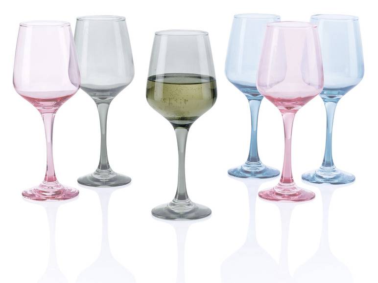 ERNESTO® Wein- / Wassergläser-Set, Bunt, 6 Stück Wochenangebot