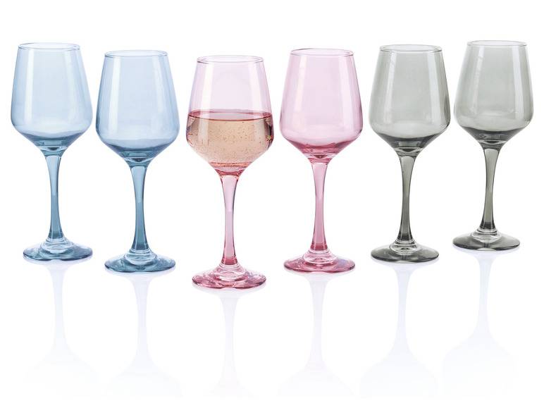 ERNESTO® Wein- / Wassergläser-Set, Bunt, 6 Stück Wochenangebot