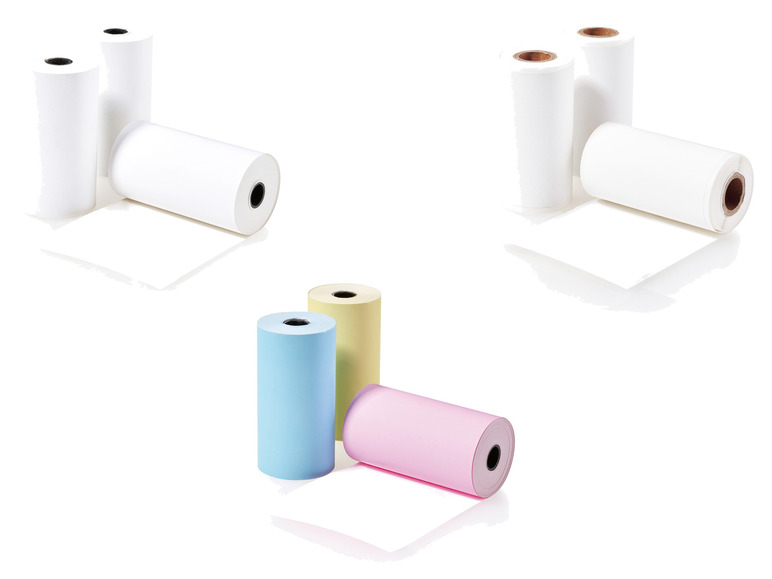 SILVERCREST® Fotopapier, 3 Stück, für Mini Pocket Printer Bis zu 60% Rabatt