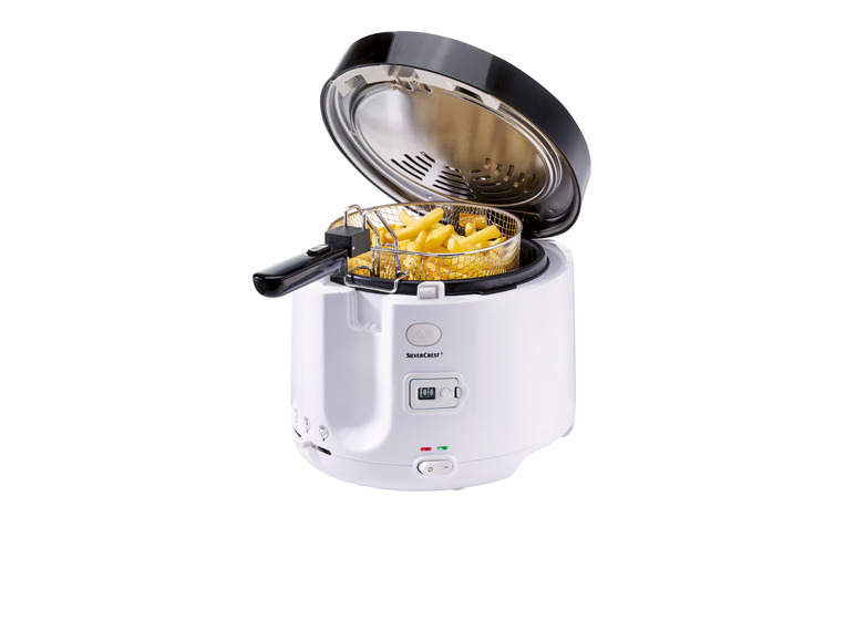 SILVERCREST® KITCHEN TOOLS Fritteuse »SFT 1900 A1«, mit Timer, weiß Nur noch ein Tag übrig