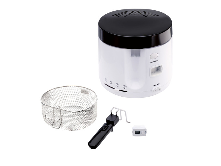 SILVERCREST® KITCHEN TOOLS Fritteuse »SFT 1900 A1«, mit Timer, weiß Nur noch ein Tag übrig
