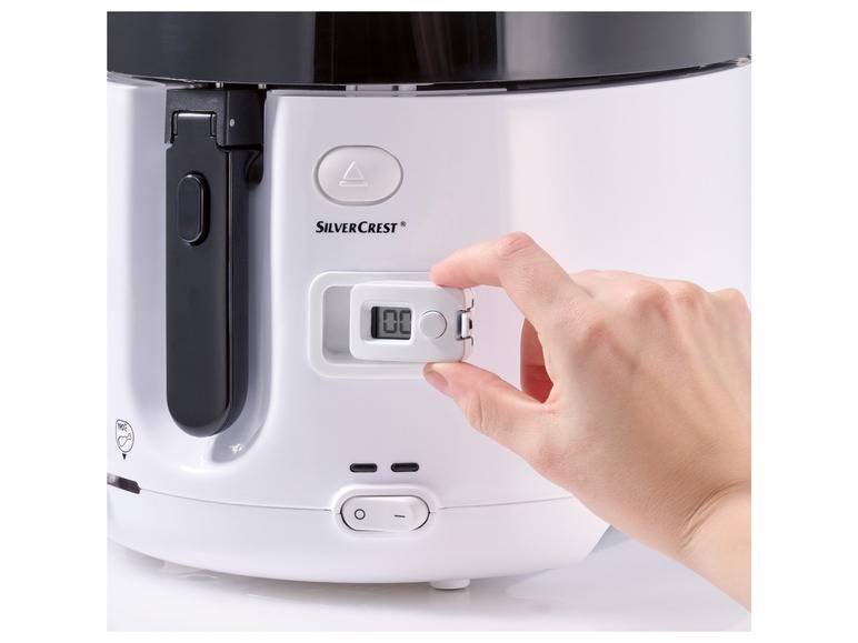 SILVERCREST® KITCHEN TOOLS Fritteuse »SFT 1900 A1«, mit Timer, weiß Nur noch ein Tag übrig