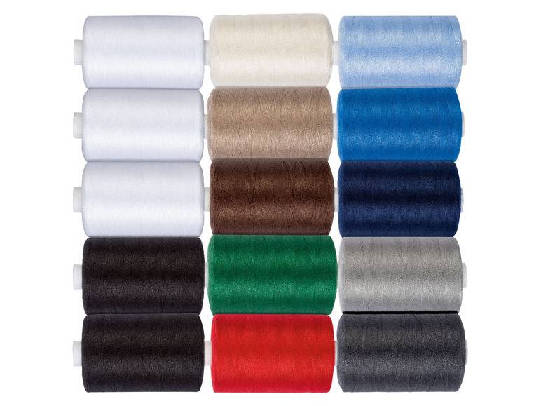 crelando® Schneider-Nähfaden 15x1.000m 50% Rabatt für begrenzte Zeit