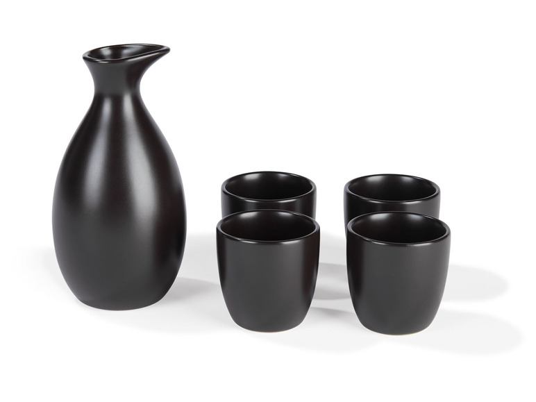 ERNESTO® Sake-Set, 5-teilig, Steingut Rabatt