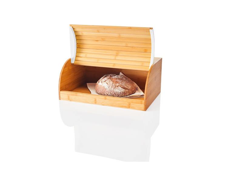 ERNESTO® Bambus-Brotkasten, mit Klappdeckel Exklusivangebot