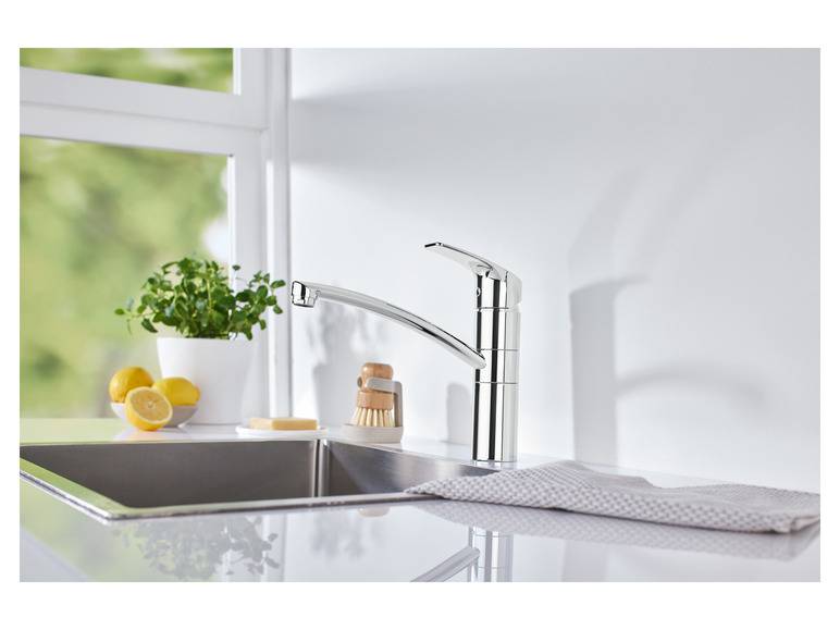 LIVARNO home Küchenarmatur , Eco-Click-Wassersparfunktion Lagerräumung