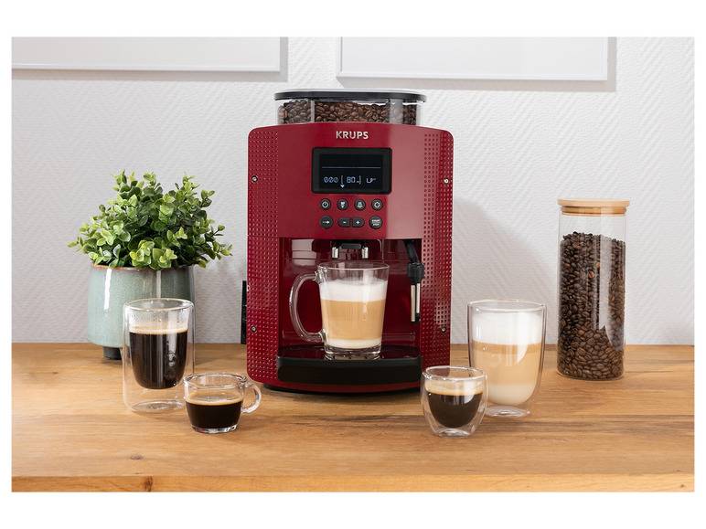 Krups Kaffeevollautomat EA8155/EA81P0/EA8155.70, Brühgruppe aus Metall Große Rabatte