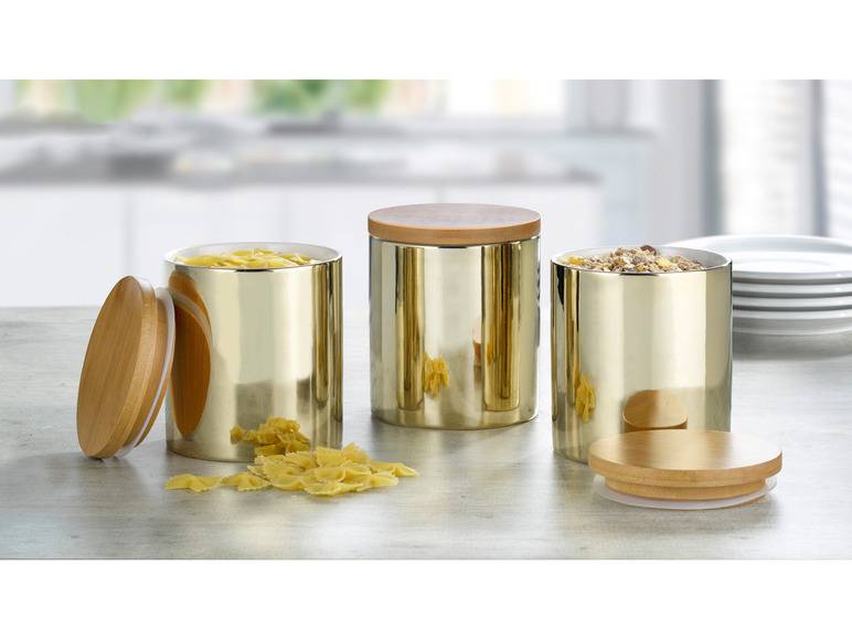 Esmeyer Porzellandosen mit Bambusdeckel 3er Set Neueste Stile