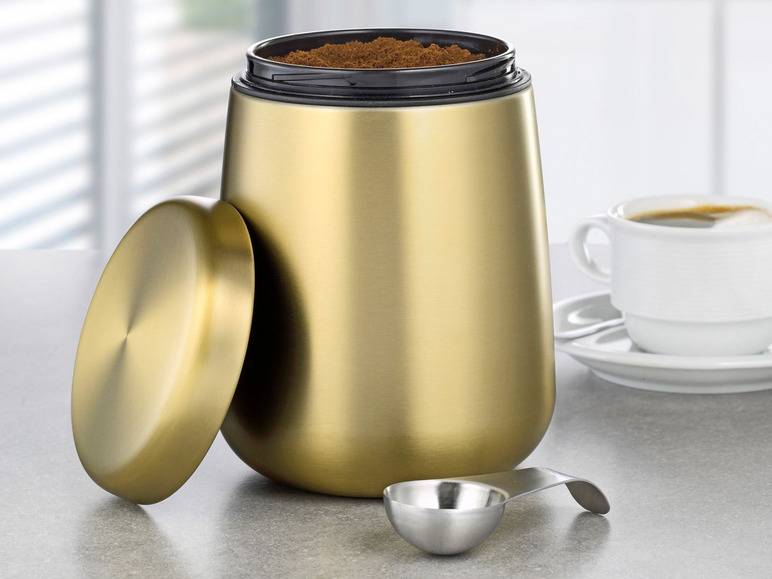 Esmeyer Kaffee-/ Vorratsdose Edelstahl inkl. Löffel im Deckel 2025