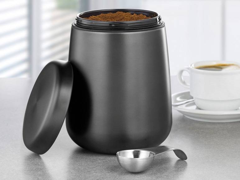 Esmeyer Kaffee-/ Vorratsdose Edelstahl inkl. Löffel im Deckel 2025