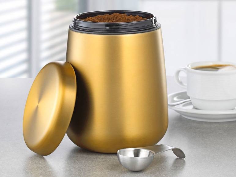 Esmeyer Kaffee-/ Vorratsdose Edelstahl inkl. Löffel im Deckel 2025