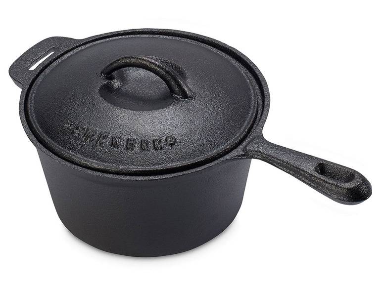 ECHTWERK 7-teiliges »Dutch Oven Set«, inkl. Holzkiste Auslauf